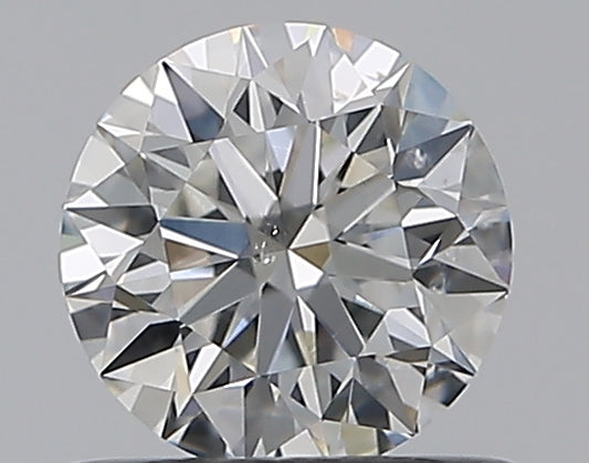 0.61CT ROUND SI1 G WH