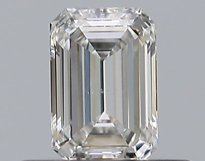 0.41CT EMERALD SI2 F WH