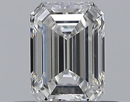 0.40CT EMERALD SI1 F WH