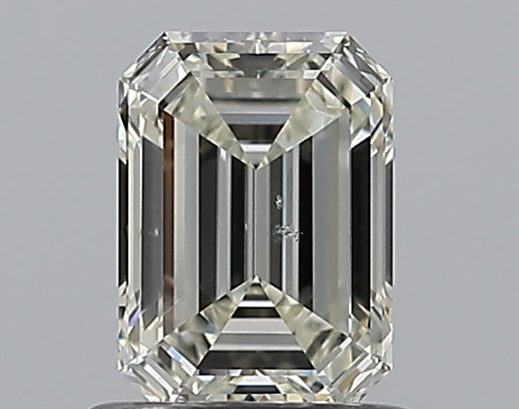 0.83CT EMERALD SI1 J WH