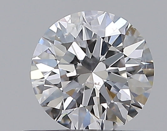 0.59CT ROUND SI2 D WH