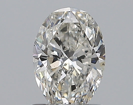 0.90CT OVAL SI2 H WH