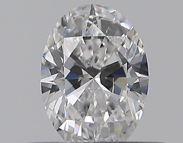 0.30CT OVAL SI1 D WH