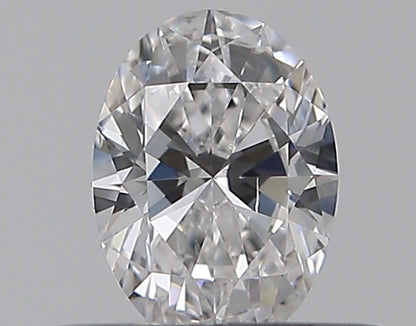 0.30CT OVAL SI1 D WH