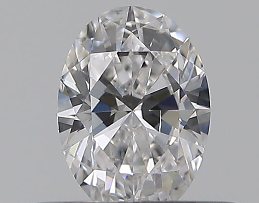 0.30CT OVAL SI1 D WH