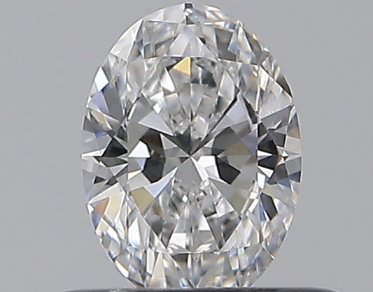 0.40CT OVAL SI1 D WH
