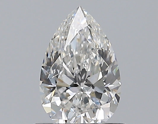 0.70CT PEAR SI2 F WH
