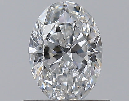 0.50CT OVAL SI2 E WH