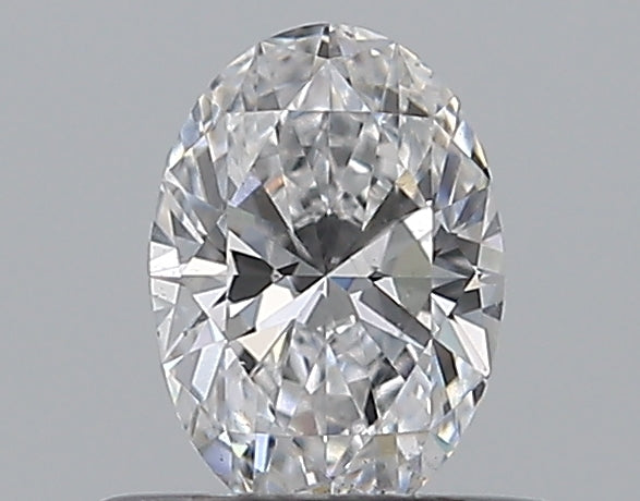 0.41CT OVAL SI1 D WH