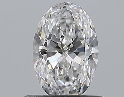 0.50CT OVAL VVS2 D WH