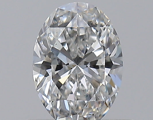 0.50CT OVAL SI1 F WH
