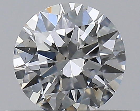 0.35CT ROUND SI1 F WH