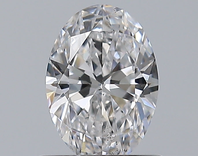 0.70CT OVAL SI1 D WH