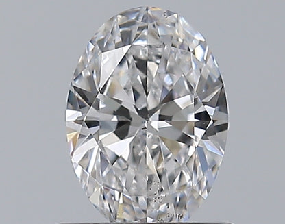 0.70CT OVAL SI1 D WH