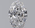 0.76CT OVAL SI2 D WH