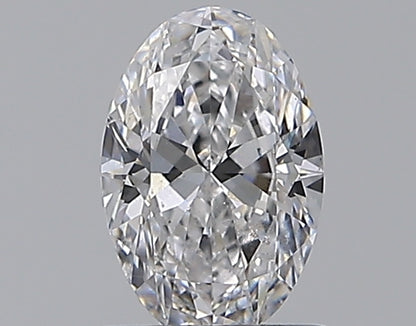 0.76CT OVAL SI2 D WH