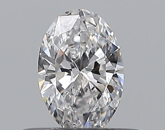 0.30CT OVAL SI2 D WH