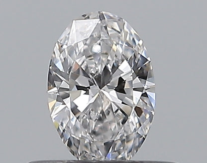 0.30CT OVAL SI2 D WH
