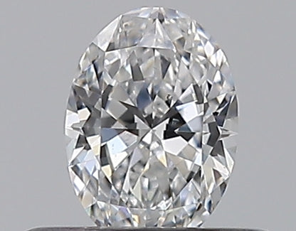 0.30CT OVAL SI2 D WH