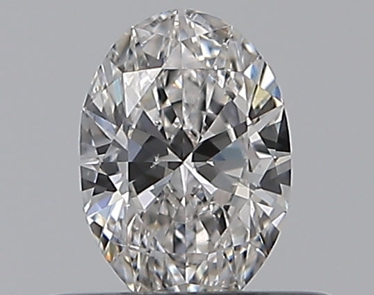0.33CT OVAL SI2 F WH