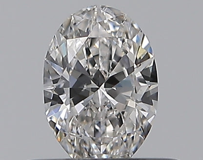 0.33CT OVAL SI2 F WH