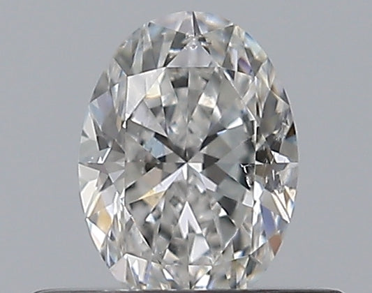 0.35CT OVAL SI2 E WH