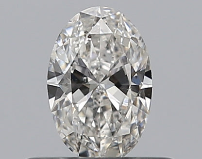 0.35CT OVAL SI1 G WH