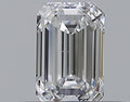 0.30CT EMERALD VS2 D WH