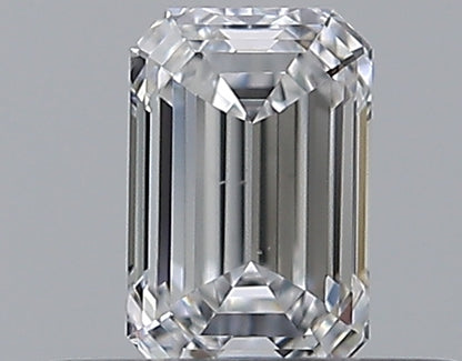 0.30CT EMERALD VS2 D WH