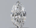 0.51CT MARQUISE SI1 D WH