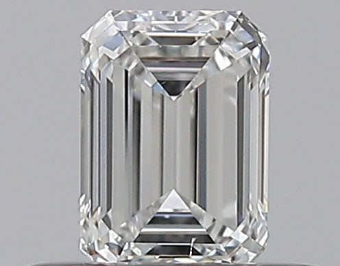 0.33CT EMERALD SI1 F WH
