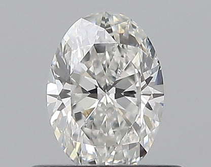 0.50CT OVAL SI1 F WH
