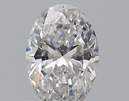 0.52CT OVAL SI1 D WH