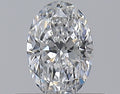 0.30CT OVAL SI1 D WH