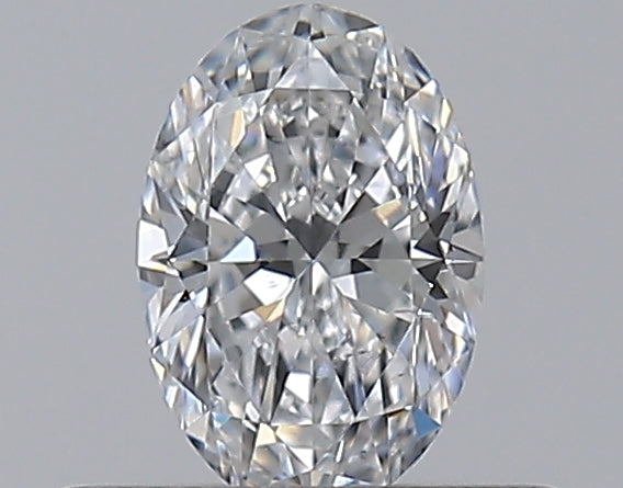 0.30CT OVAL SI1 D WH