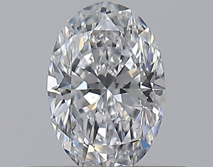 0.30CT OVAL SI1 D WH
