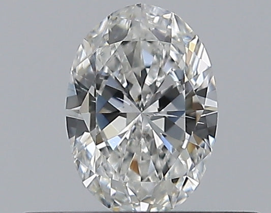 0.30CT OVAL SI2 F WH