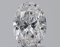 0.75CT OVAL SI1 D WH