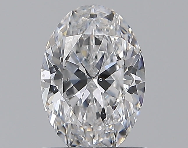 0.75CT OVAL SI1 D WH