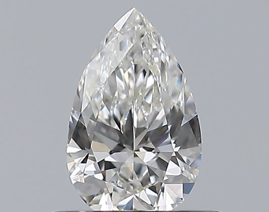0.48CT PEAR SI1 F WH