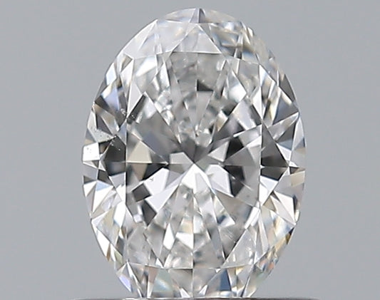 0.51CT OVAL SI1 D WH