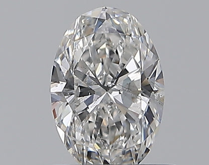 0.50CT OVAL SI2 E WH