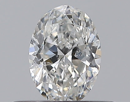 0.35CT OVAL SI2 F WH
