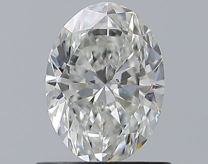 0.80CT OVAL SI1 G WH