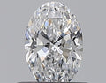 0.41CT OVAL SI1 D WH