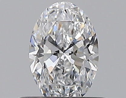 0.41CT OVAL SI1 D WH