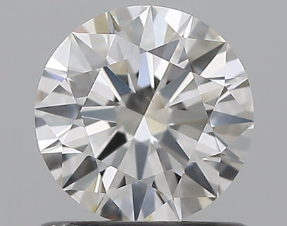0.70CT ROUND VVS2 F WH