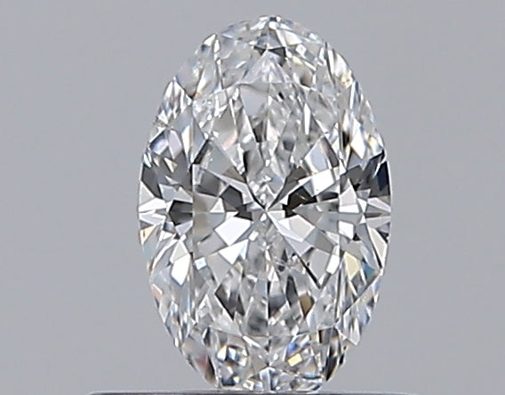 0.50CT OVAL SI1 D WH