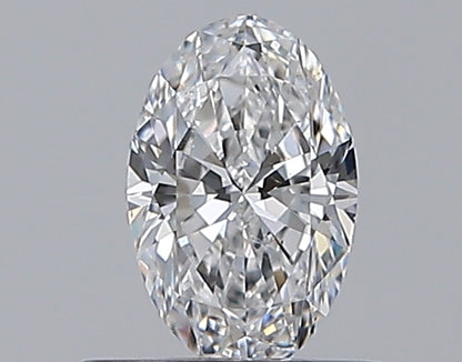 0.50CT OVAL SI1 D WH