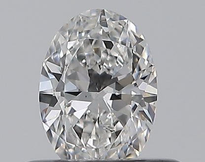 0.33CT OVAL SI1 E WH